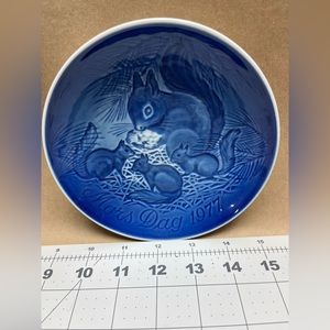 Blue Mothers Day plate